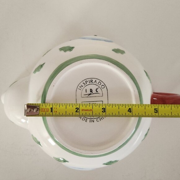 Inspirado IDC Handpainted Ceramic Snowman Holiday Teapot - Picture 9 of 11